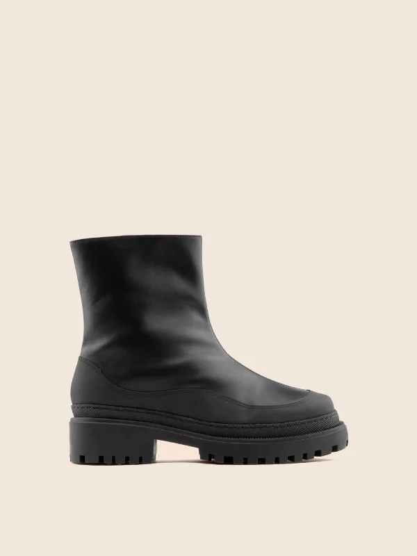 Nisa Black Lined Boot