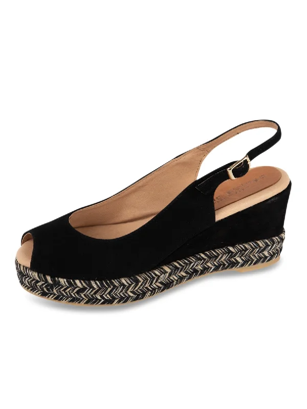 Piper Peep-Toe Slingback Espadrille