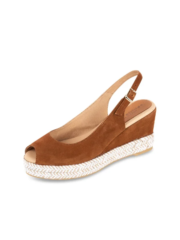 Piper Peep-Toe Slingback Espadrille