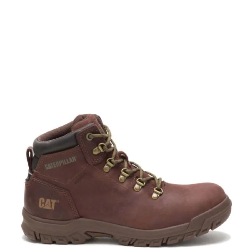 CAT Women's Mae Waterproof Steel Toe Work Boot_Cocoa