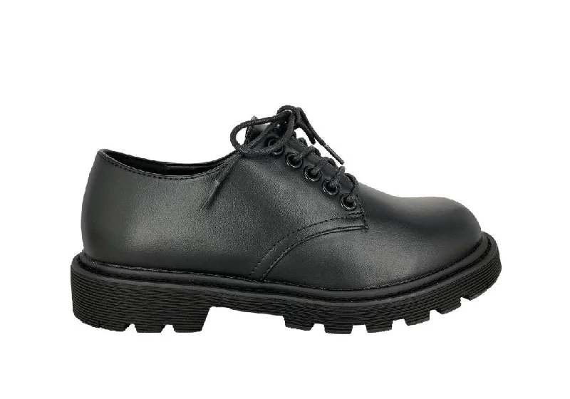 Gotta Flurt Women's Academy Black Synthetic Leather Oxford Student Shoes