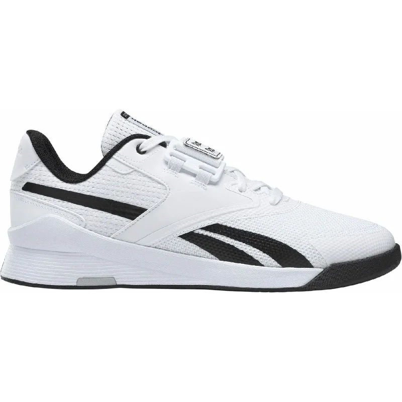 Reebok Lifter PR II Mens Weightlifting Shoes - White