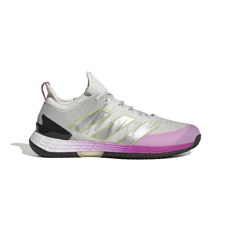 Mens adidas adizero Ubersonic 4 M Heat White Pink Tennis Shoes