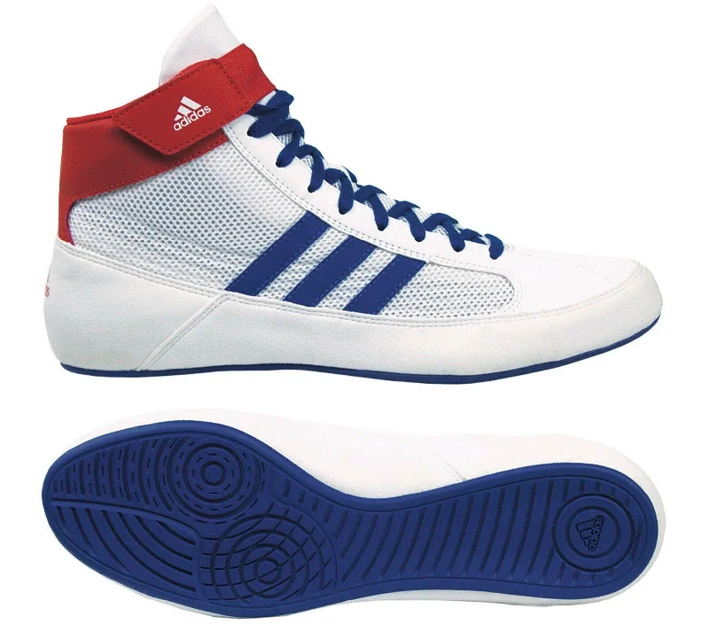 Adidas | BD7129 | HVC 2 | White Royal Red | Wrestling Shoes