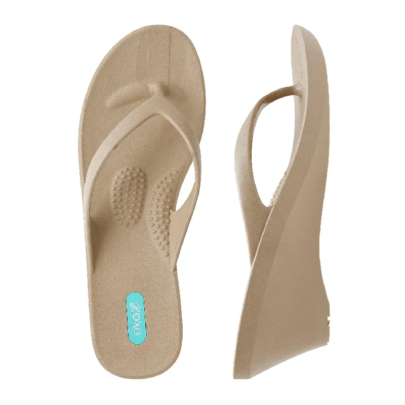 Kylie Wedge Flip Flops