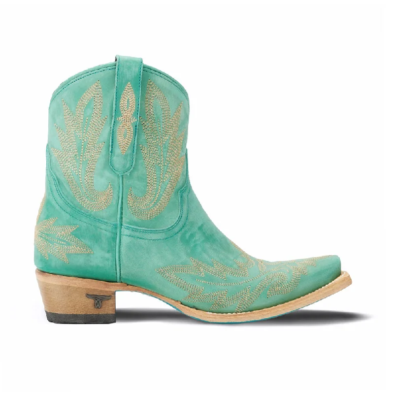 Lexington Embroidered Snip Toe Cowboy Booties