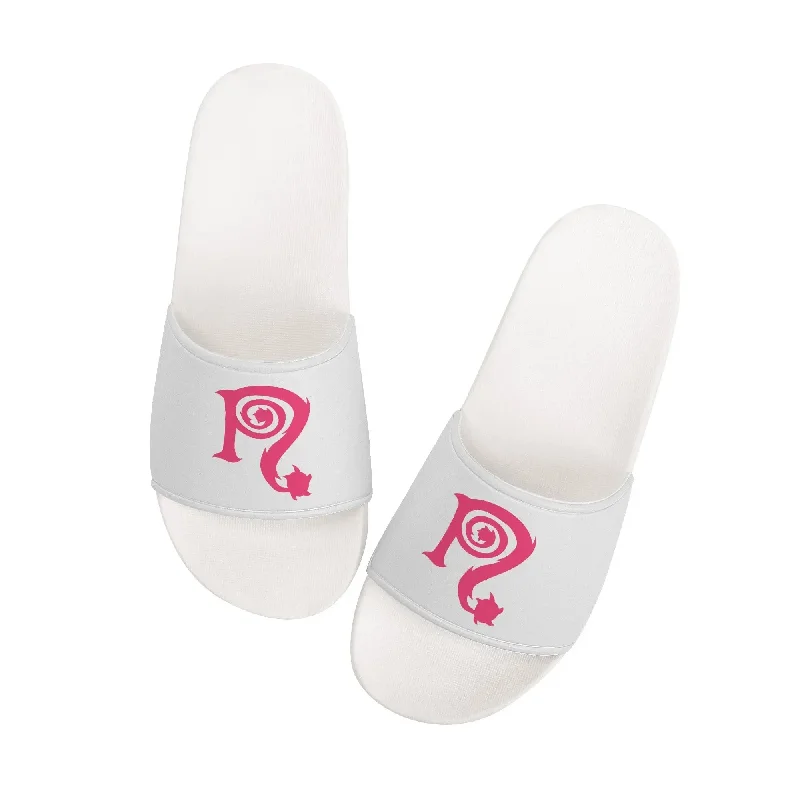 Necro - Pink N Symbol - Womens Slide Sandals