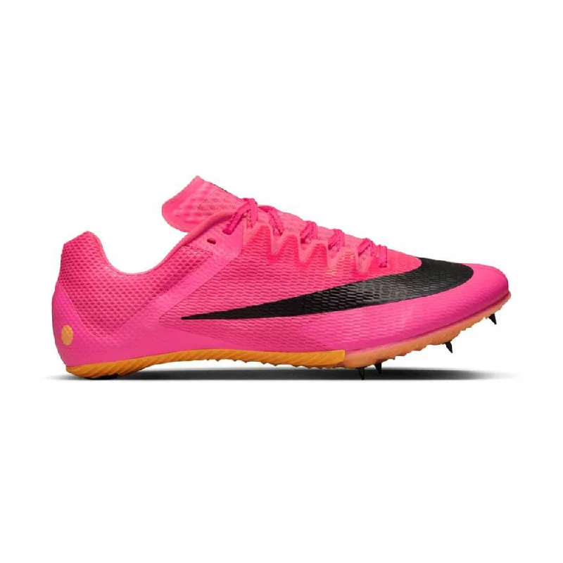 All Gender Nike Zoom Rival Sprint Spike- Hyper Pink/Black/Laser Orange- Regular (D)