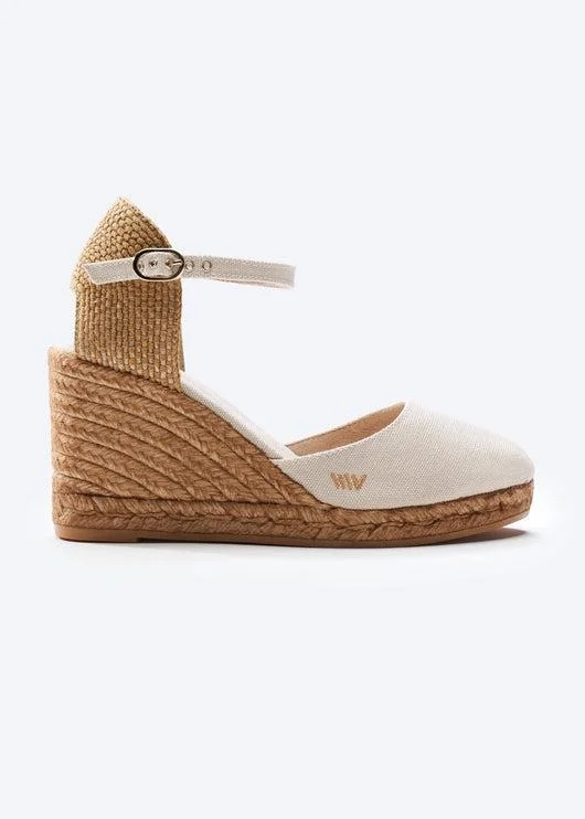 Satuna Canvas Espadrille Wedges