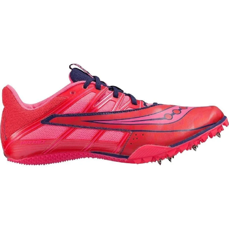 Saucony Spitfire 4 Womens Sprint Running Spikes - Pink