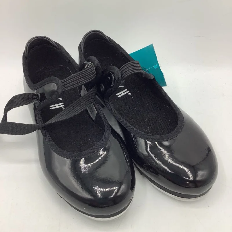 Size 9: Bloch Black Slip-on/Lace-up Tap Shoes NEW