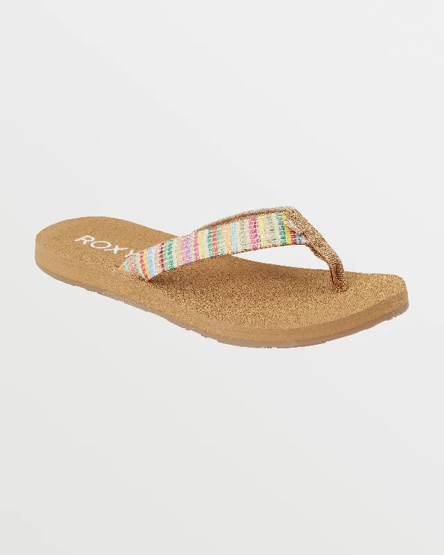 Tidepool Raffia Sandals - Multi