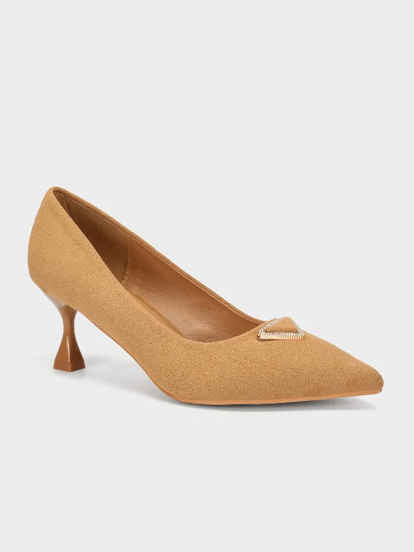 Womens "JALENA" Pointed Toe Comfy Courts