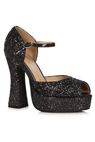 Ellie Shoes 557-SPARKLE Chunky Mary-Jane Sandal