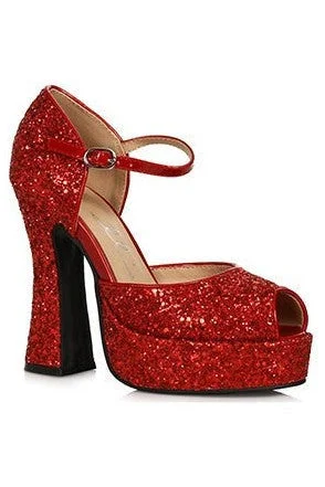 Ellie Shoes 557-SPARKLE Chunky Mary-Jane Sandal