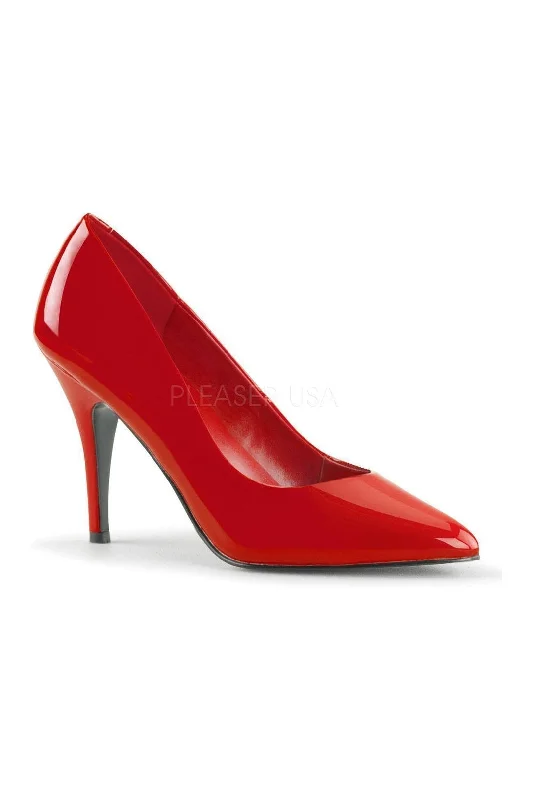 VANITY-420 Pump  | Red Patent