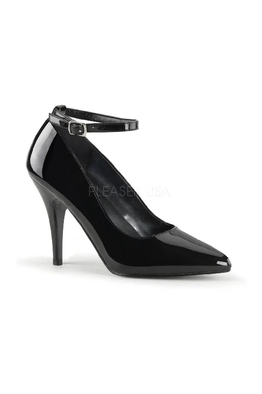 VANITY-431 Pump  | Black Patent